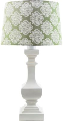 Carolina Table Lamp (Green Print)