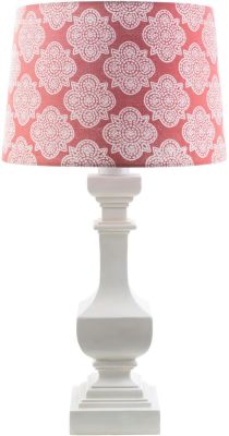 Carolina Table Lamp (Coral Print)