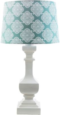 Carolina Table Lamp (Aqua Print)
