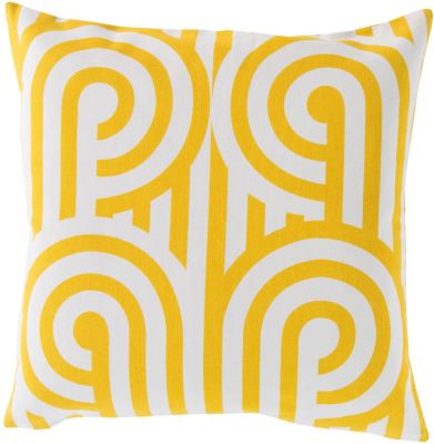 Turnabouts Pillow (Gold, Ivory)