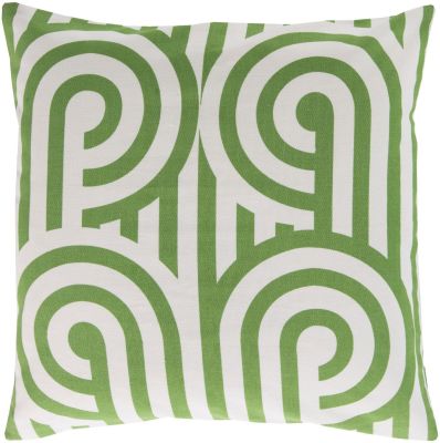 Turnabouts  - Coussin (Vert, Ivoire)