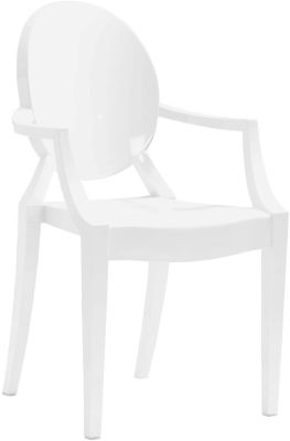 Anime Acrylic Chair (Set of 4 - White)