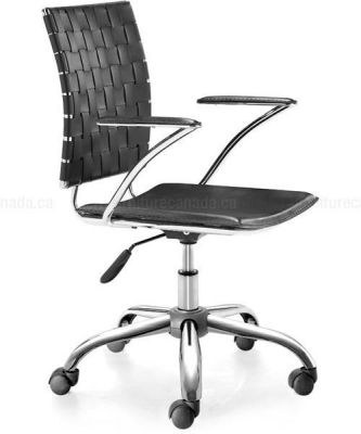 Criss Cross Office Chair (Black)