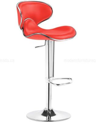 Fly Adjustable Height Bar Stool (Red)
