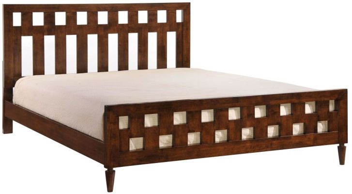 LA Bed (King - Walnut)