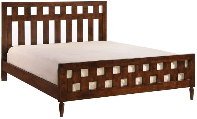 LA Bed (Queen - Walnut)