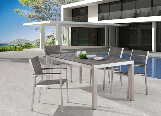 Metropolitan Outdoor Dining Set (with Chairs)