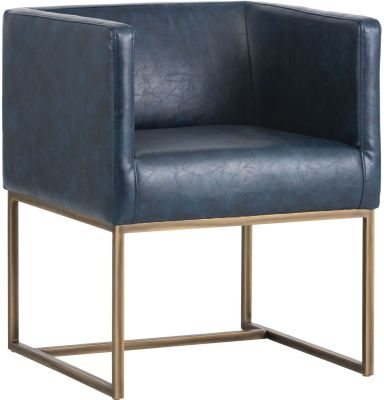 Kwan Lounge Chair (Vintage Blue)