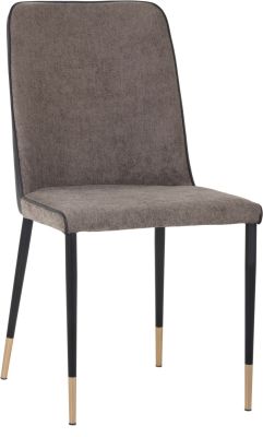 Klaus Dining Chair (Set of 2 - Sparrow Grey & Napa Black)
