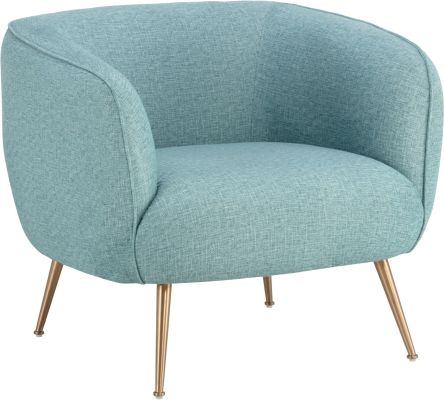 Amara Lounge Chair (Dawn Green)