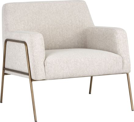 Cybil Lounge Chair (Dove Cream)