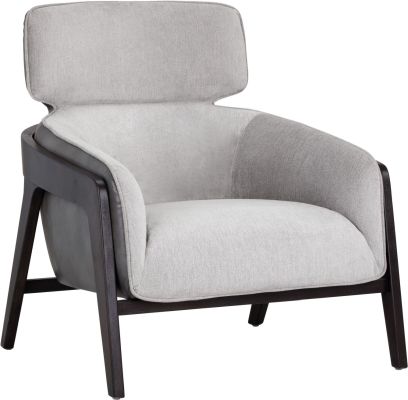 Maximus Lounge Chair (Polo Club Stone & Overcast Grey)