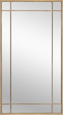 Pasadena Floor Mirror (Brass)