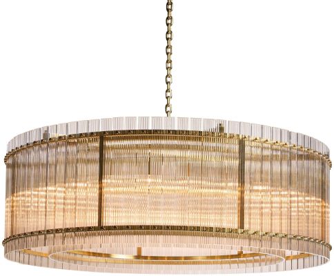 Kore Chandelier (Large - Brass &Clear)