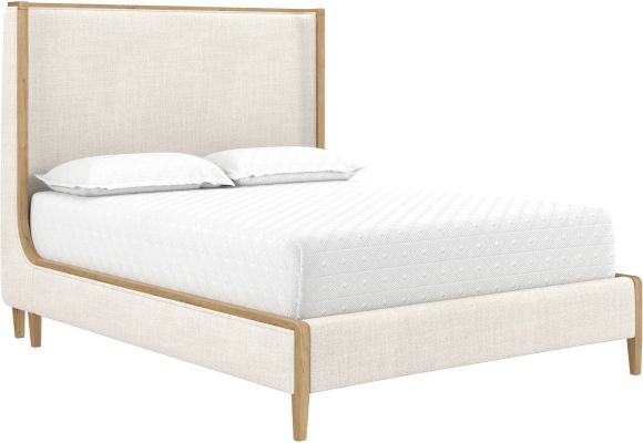 Colette Bed (Queen - Natural & Effie Linen)