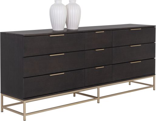 Rebel Dresser (Large - Gold & Charcoal Grey)