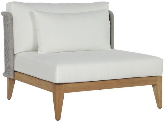 Ibiza Armless Chair (Natural & Stinson White)