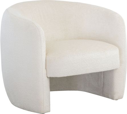 Mircea Lounge Chair (Bergen Ivory)
