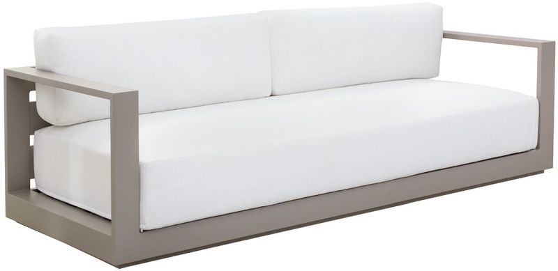 Tavira Sofa (Greige & Stinson White)