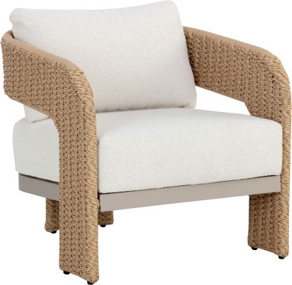 Pylos Lounge Chair (Natural & Louis Cream)