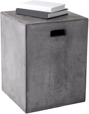 Castor End Table (Anthracite Grey)