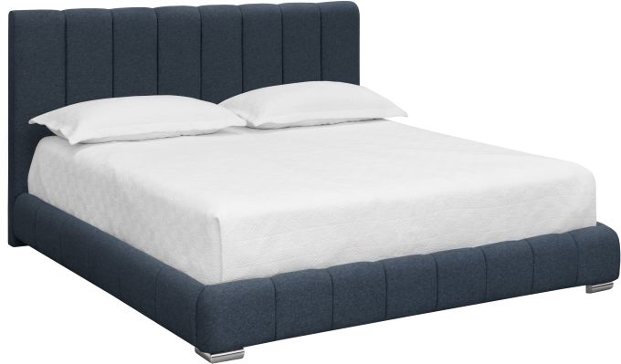 Elody Bed (King - Blue Grey)