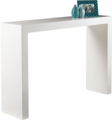 Arch Table Console (Blanc Haute Brillance)
