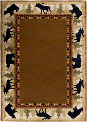 Mountain Home MTH-1008 Area Rug (8x10 - Brown)