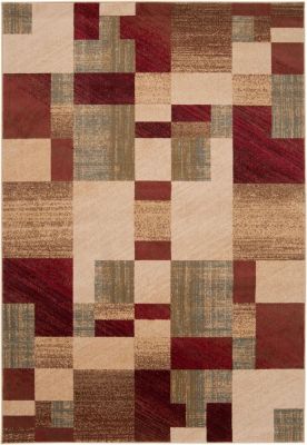 Riley RLY-5006 Area Rug (5x8 - Red)