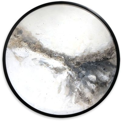 Marble Sphere Décoration Murale Peinte à La Main