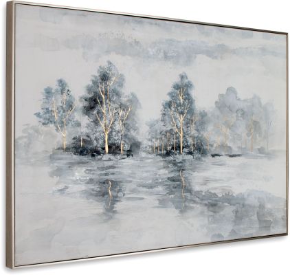 Winter's Woods Hand Painted Canvas