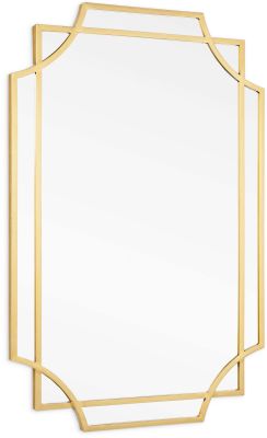 Margot Gold Metal Wall Mirror