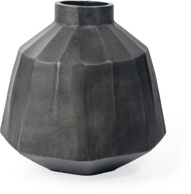 Artemis Metal Table Vase (Large - Grey)