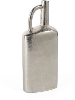 Macrae Metal Table Vase (Large - Silver)