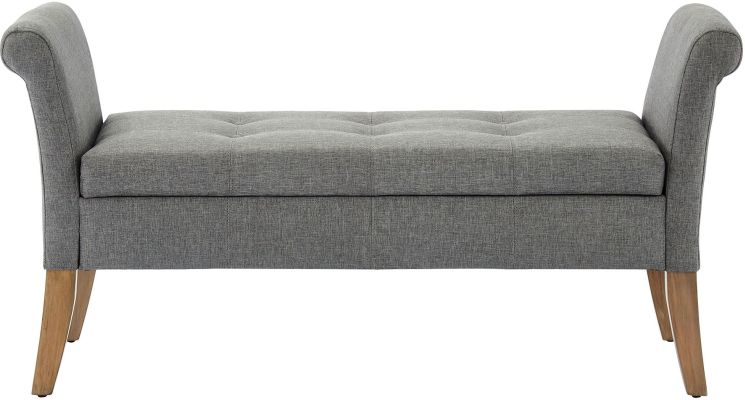 Audrey Storage Bench (Grey)