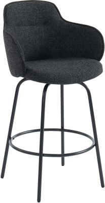 Colani 26 Inch Counter Stool (Set of 2 - Charcoal)