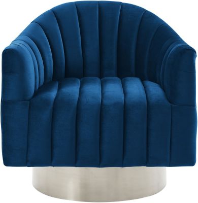 Cortina Chaise d'Appoint (Bleu et Argent)