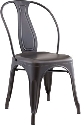 Tivo Side Chair (Set of 4 - Gunmetal)