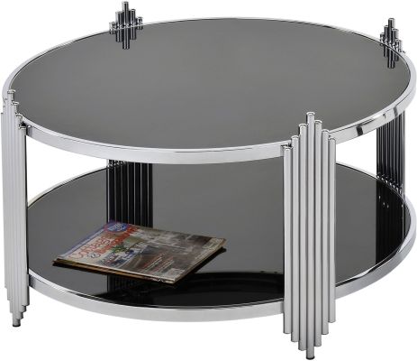 Ultra Coffee Table (Chrome and Black)