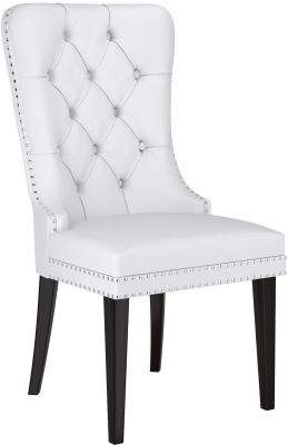 Rizzo Faux Leather Side Chair (Set of 2 - White)