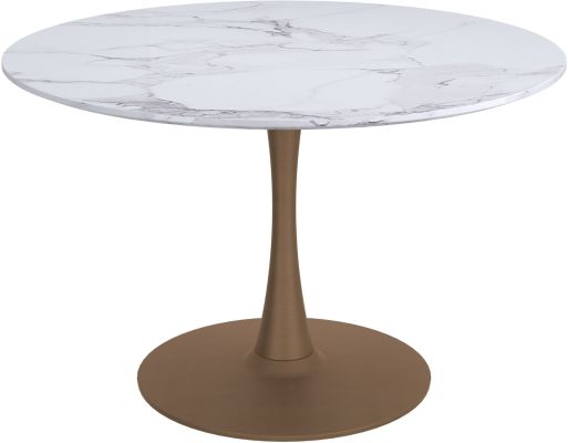 Zilo Dining Table (Large - Aged Gold)