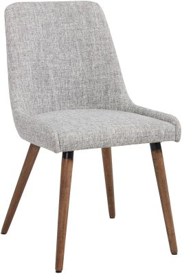 Mia Side Chair (Set of 2 - Light Grey & Grey Leg)