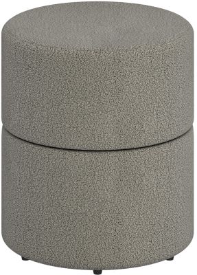 Novar Swivel Ottoman (Round - Warm Grey)