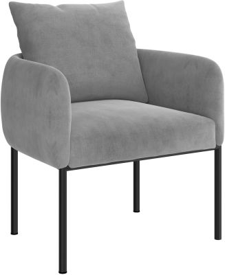 Petrie Accent Chair (Grey & Black)