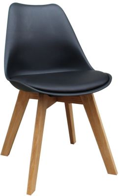 Novita Accent Chair (Set of 2 - Black)