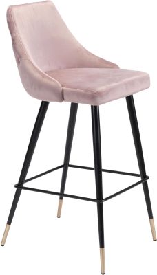 Piccolo Bar Chair (Brown Velvet)