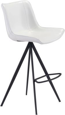Aki Bar Chair (Set of 2 - White & Black)