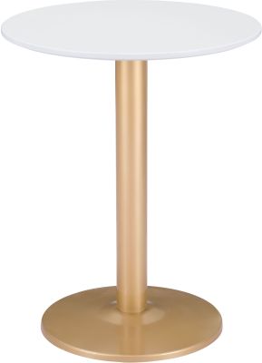 Alto Bistro Table (White & Gold)