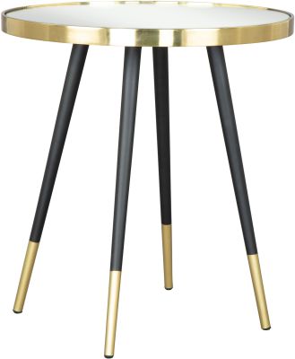 Particle Side Table (Black & Gold)