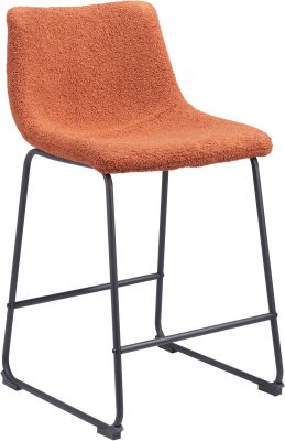Smart Chaise Comptoir (Ensemble de 2 - Orange Brulé)